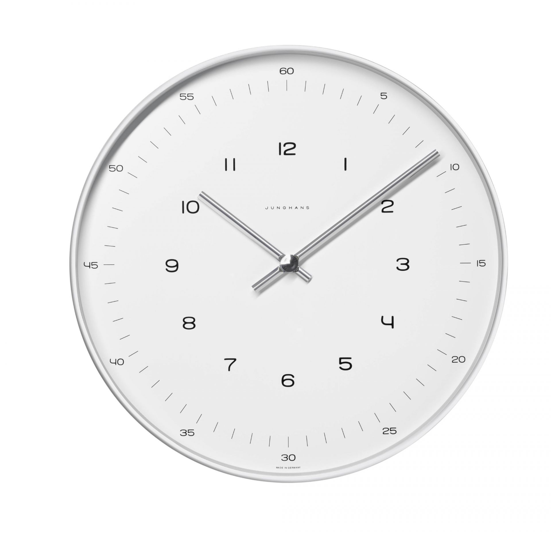 Klein More Max Bill wall clock large numbers